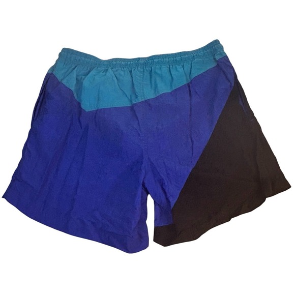 Laguna Swim Trunks Mens Large Blue Black Lined - Picture 4 of 6